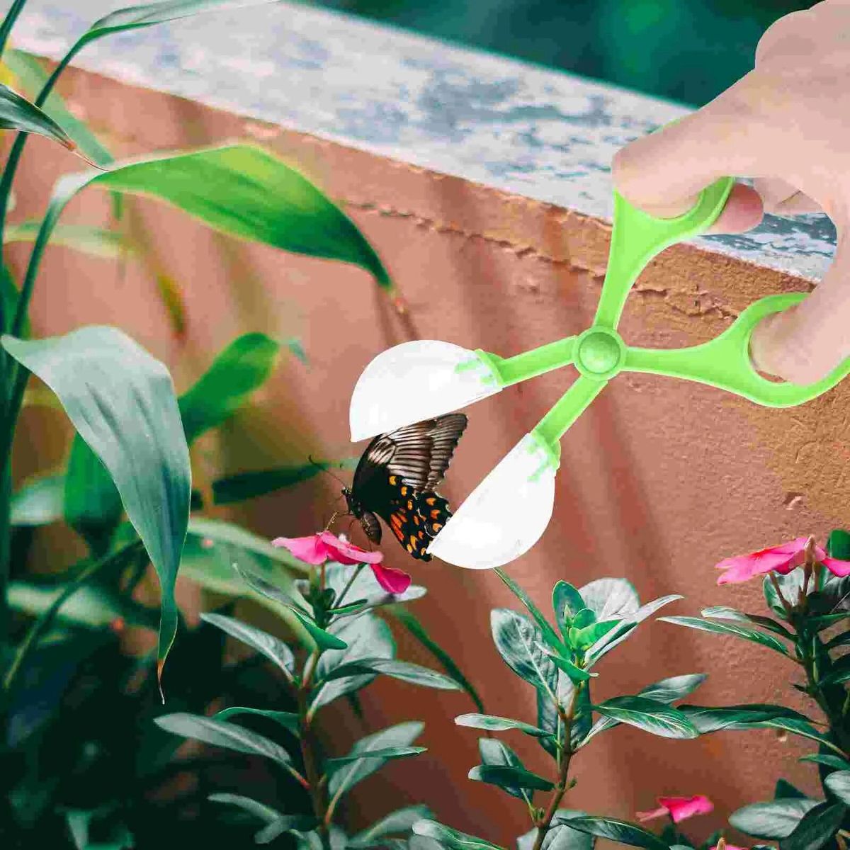 Bug Catcher Scissors Kids Catchinsect Clamp Tongs Scooperkitfor Reptile Scoopers Catching Feeding Tweezers Handy Scissor Tool