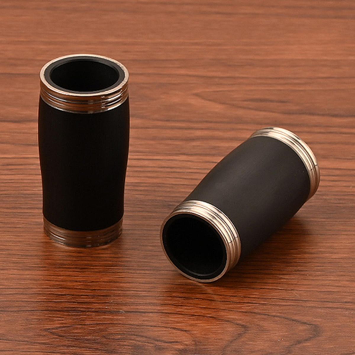 4Pcs Bakelite Clarinet Adjustable Metal Black B Flat For Musical