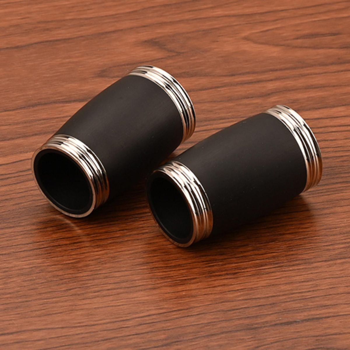 4Pcs Bakelite Clarinet Adjustable Metal Black B Flat For Musical