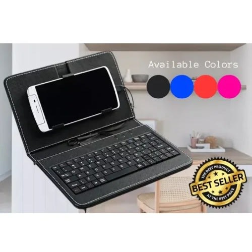 Wired Keyboard Leather Case For Android Mobile Phone 4.8-6.0