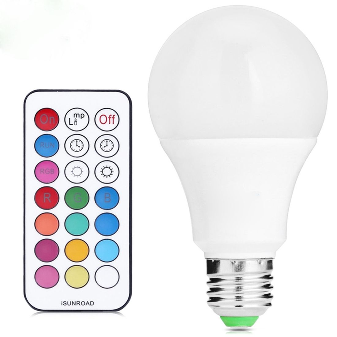 YWXLight 10W E27 RGB Dimmable Color Changing Lighting LED Light Bulbs