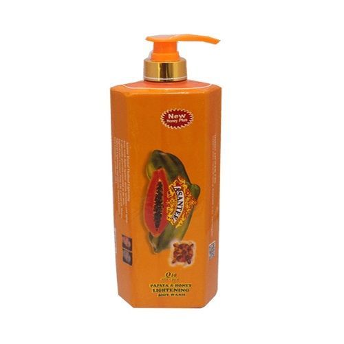 ASANTEE Q10 AHA + BHA PAPAYA & HONEY LIGHTENING SHOWER BATH