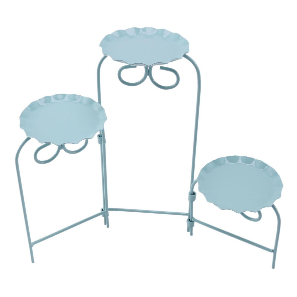 Sweetgo Baby Blue Ladder Stand Fold Able Dessert Decorating