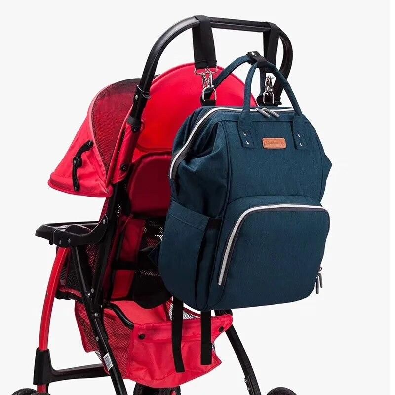 Ankommling USB Interface Diaper Bag Maternity Nappy Bag For Baby Stroller Bag Large Capacity Nursing Backpack for Travel Wet Bag
