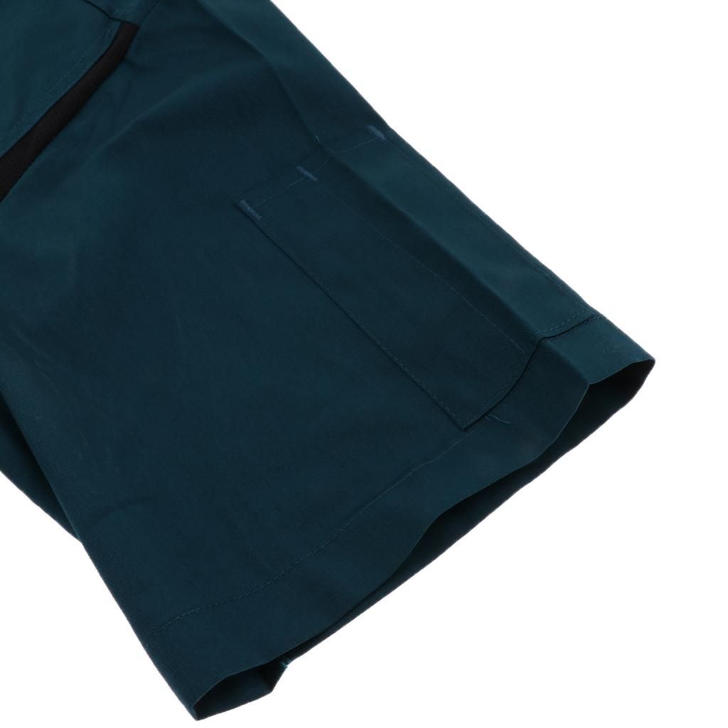 Stylish Chef Coat Breathable Summer Kitchen Staff Uniform Easy 4XL