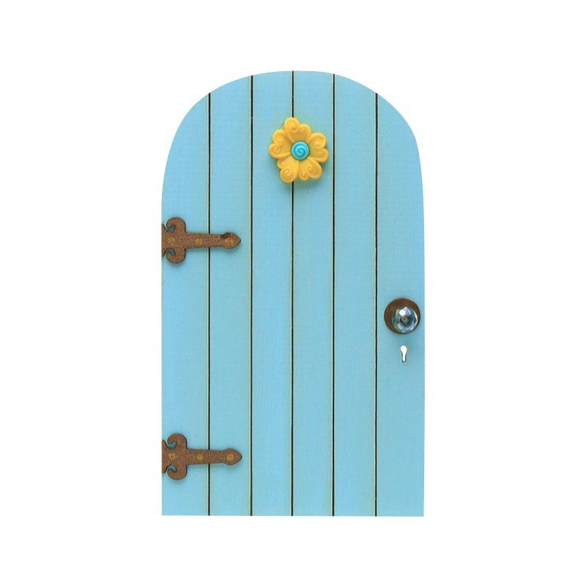 Miniature Fairy Door Miniature Gnome Fairy Door Garden Decoration Blue