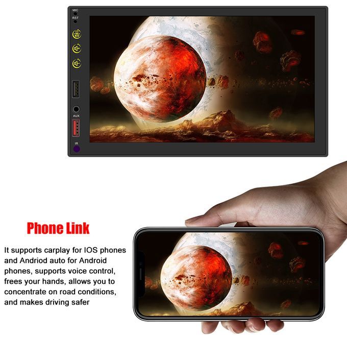 7 Inch Car Stereo MP5 Player BT FM/AM Radio Receiver With