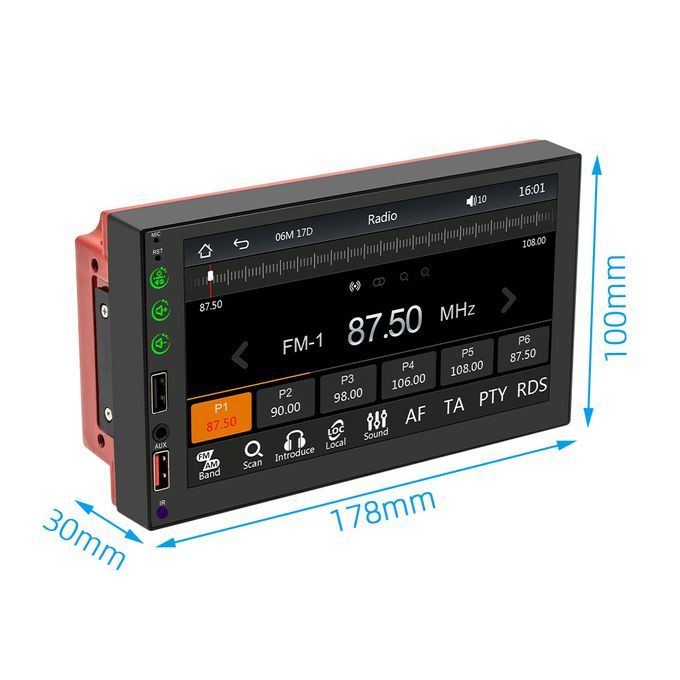 7 Inch Car Stereo MP5 Player BT FM/AM Radio Receiver With