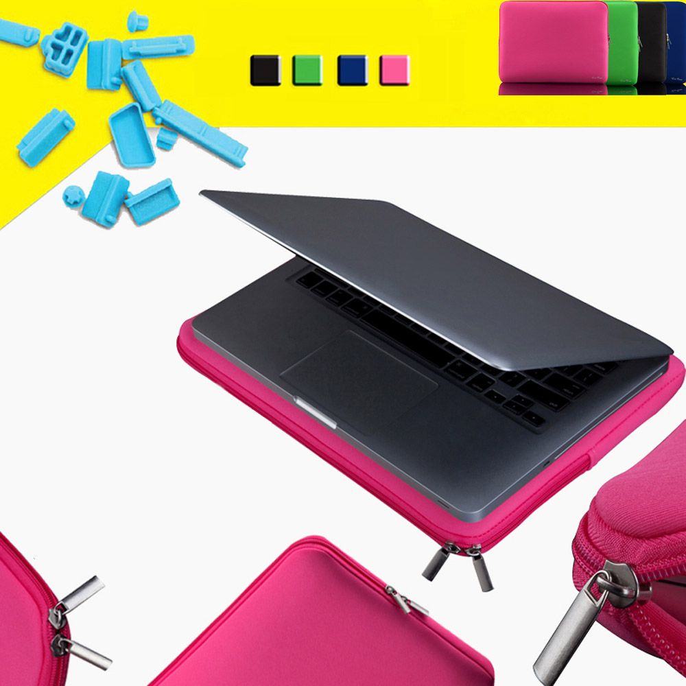 Sleeve Bag Case 15-inch 15" 15.6" Smooth Zipper Soft Foam
