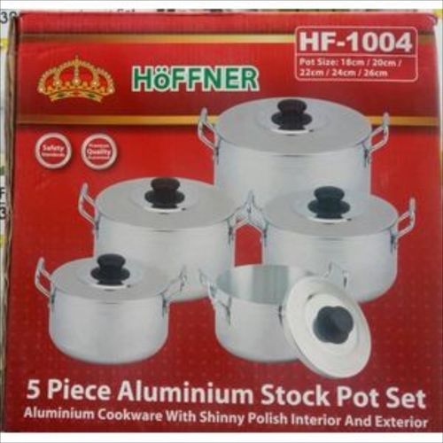 5 In 1 Aluminium Stock Pot  Cookware Set(5set)