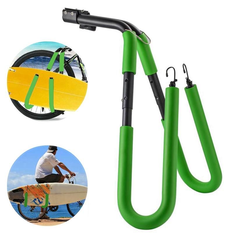 Bicycle Surfboard Rack 25-32mm Practical Bike Scooter Moped 8Inch Surfing Board Carrier Mount Holder Bracket