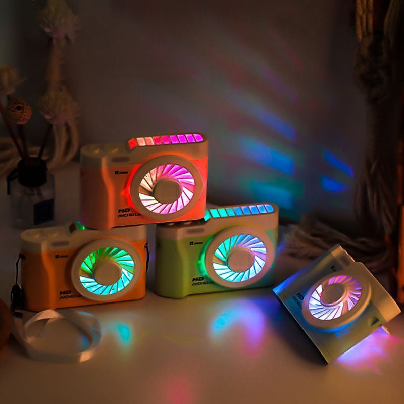 Mini Portable Fan Usb Rechargeable Summer 3 Level Desk Fan