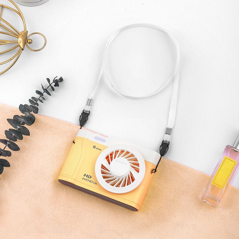 Mini Portable Fan Usb Rechargeable Summer 3 Level Desk Fan