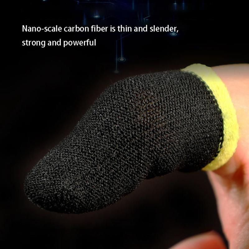 18-Pin Carbon Fiber Finger Sleeves (12 Pcs)
