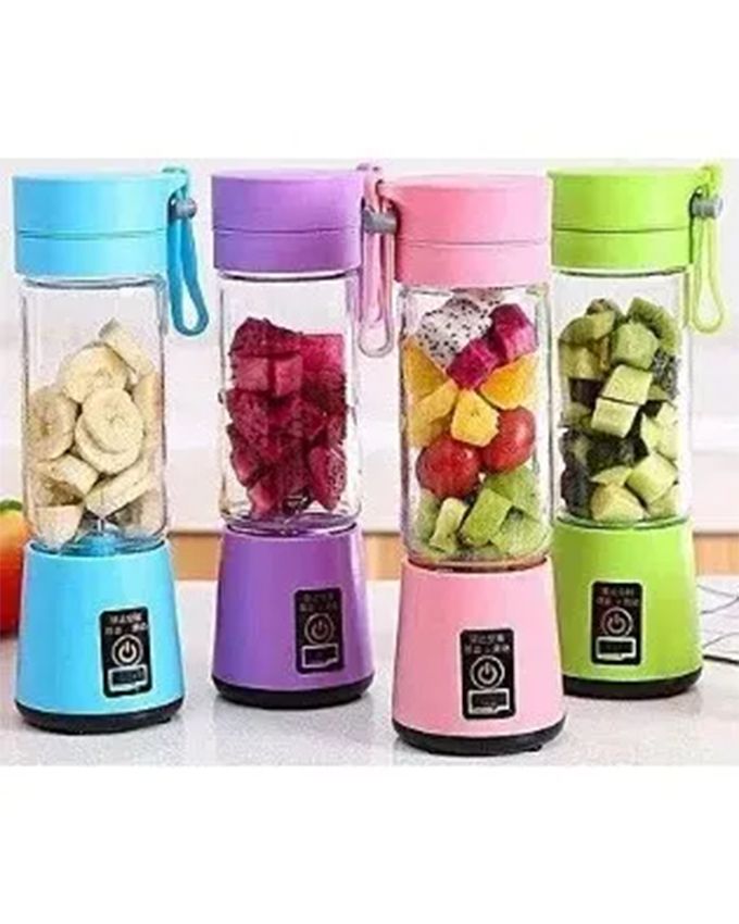 Portable And Rechargeable Juice Blender(380ml) - Pink