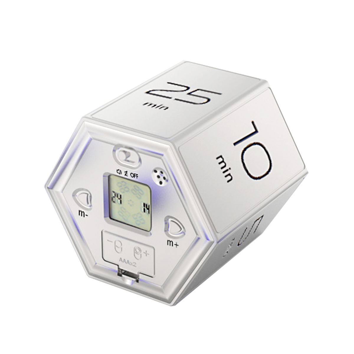 Hexagon Digital Clock Timer Magnetic Cubes Timer Kitchen