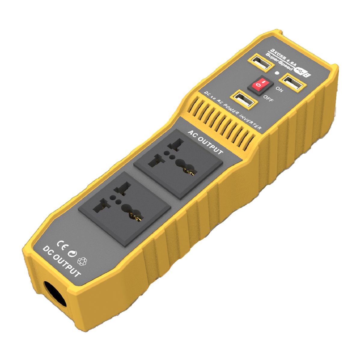 Power Inverter Stable Quick Charging Metal Power Converter-