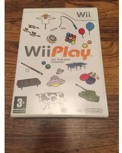 Nintendo Wii Console With Wii Play CD -White