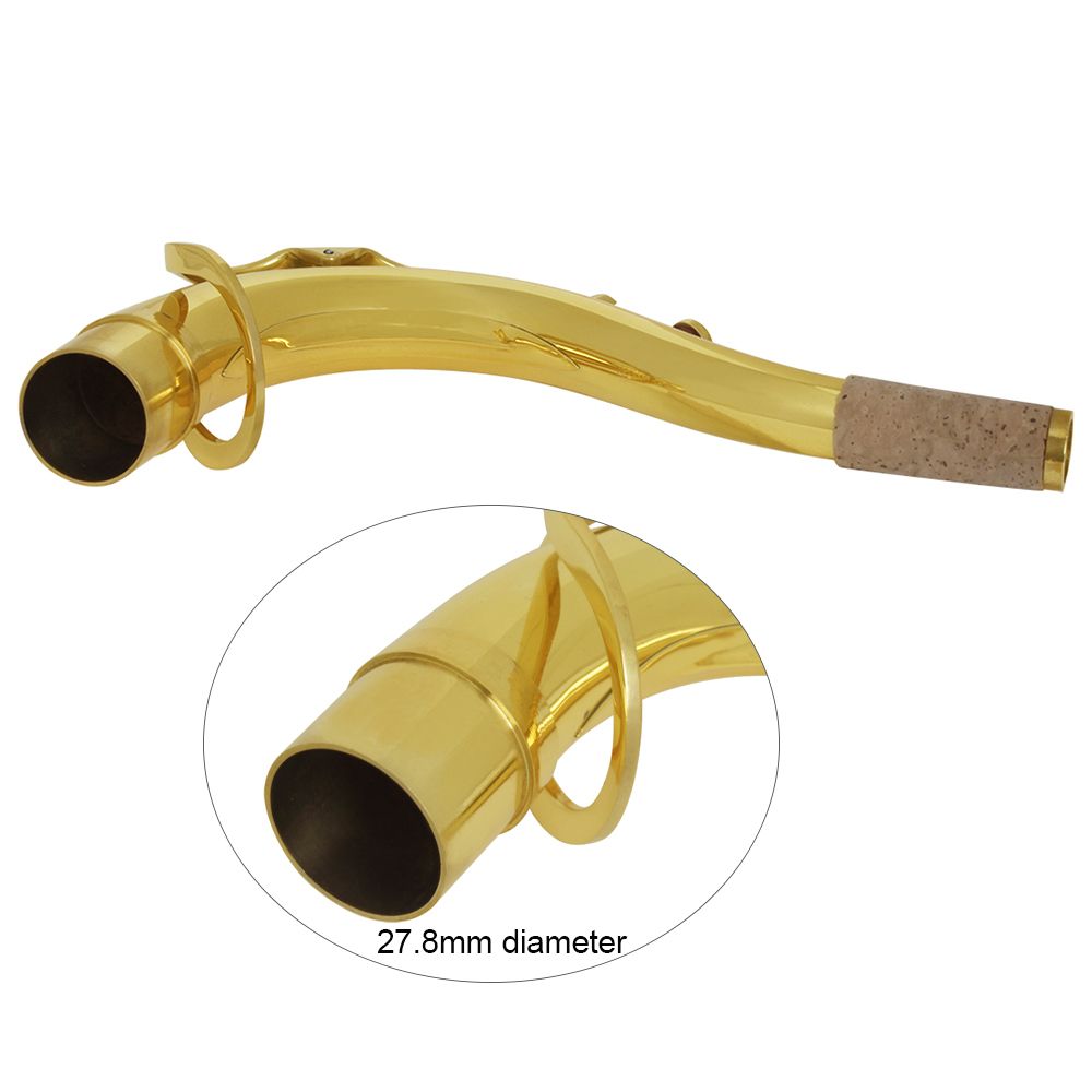 Brass Tenor Saxophone Sax Bend Neck 27.8mm Saxophone
