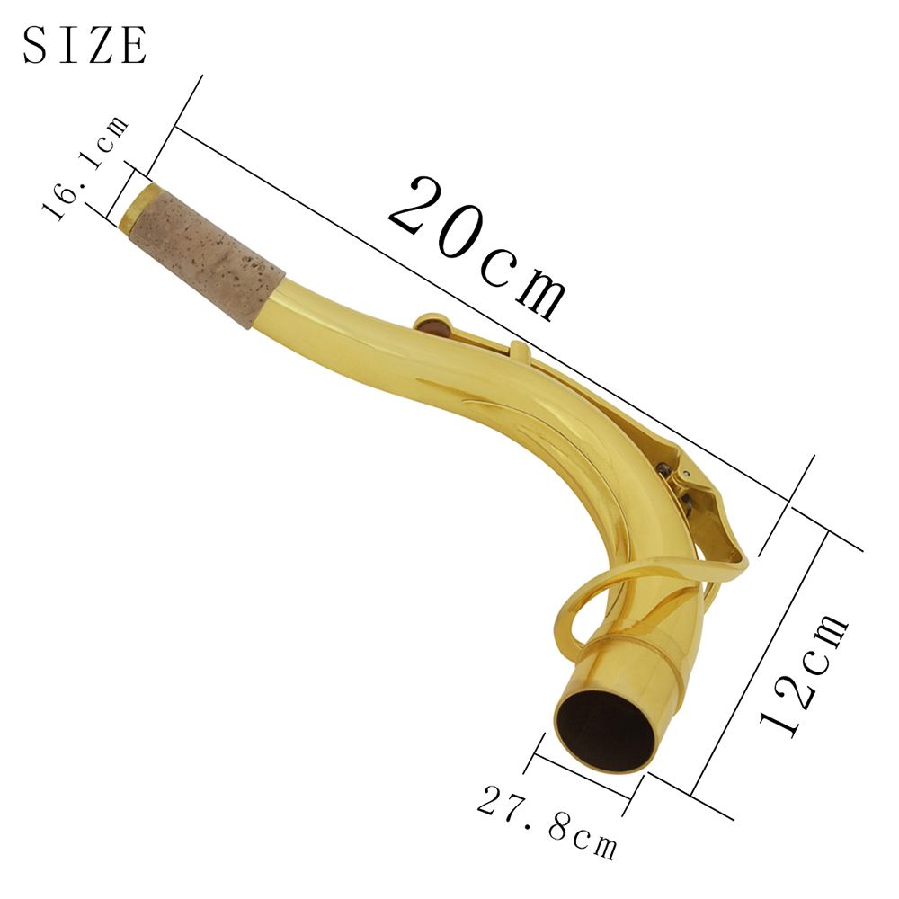 Brass Tenor Saxophone Sax Bend Neck 27.8mm Saxophone