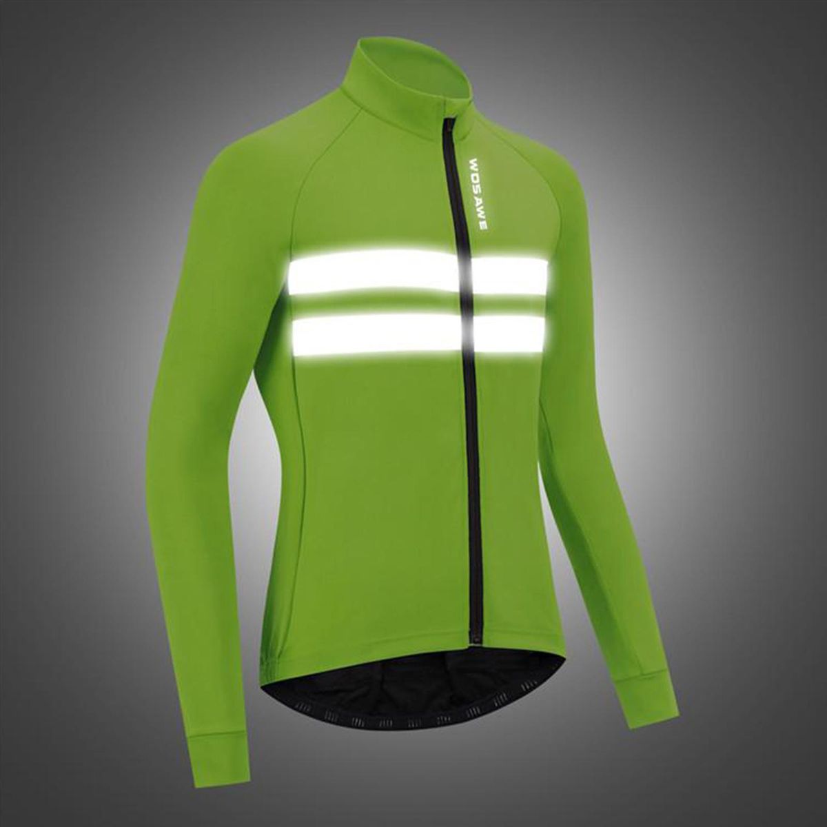 Cycling Jackets MTB Road Bike Jerseys Coat With Reflective Green M
