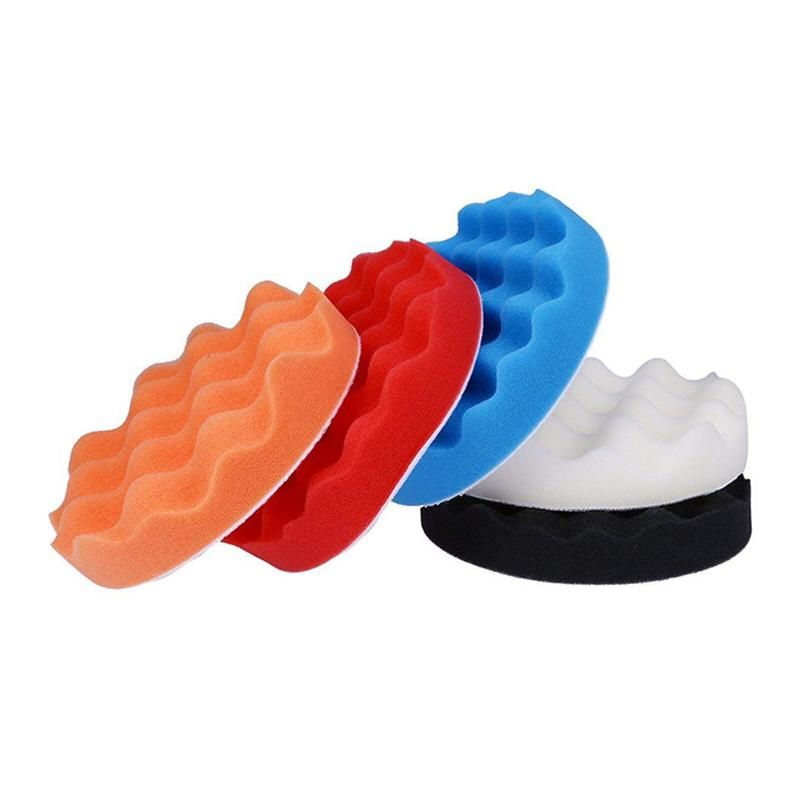 Car Polishing Pad Kit - 5pcs Buffing Pads