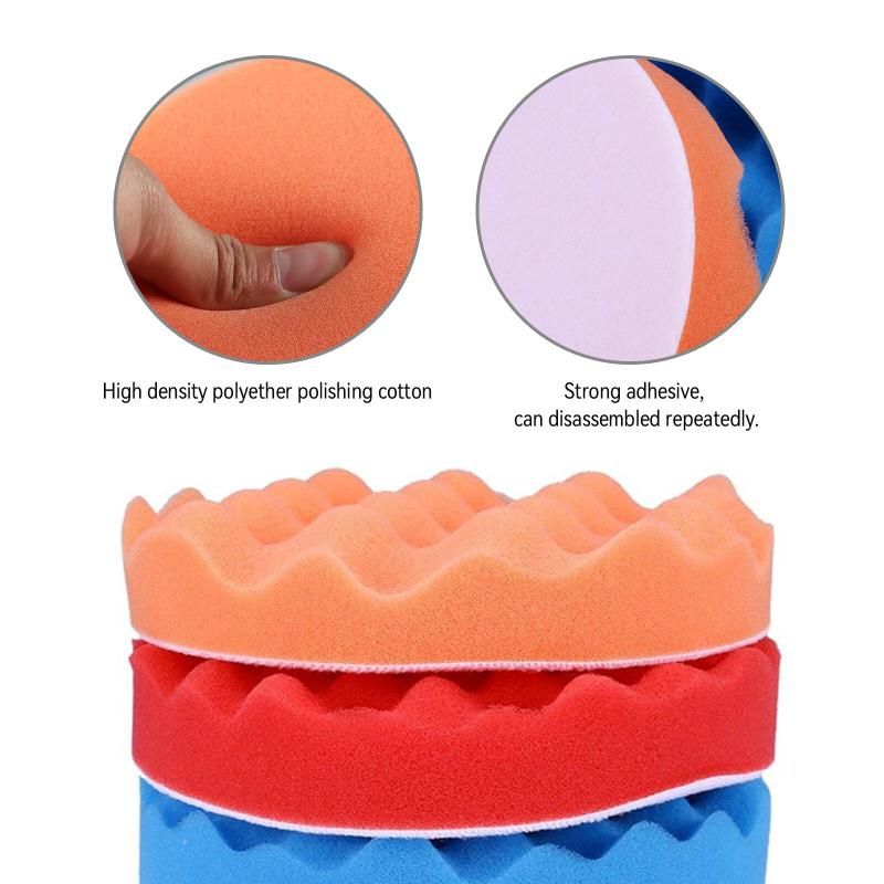 Car Polishing Pad Kit - 5pcs Buffing Pads