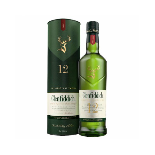 12 Years Old Whiskey - 12 X 70cl