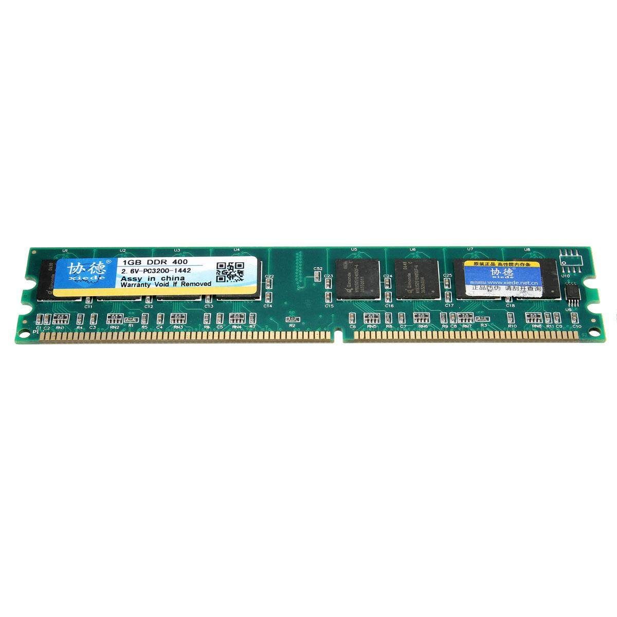 1GB DDR 400 333 266 MHz PC3200 Non-ECC Desktop PC DIMM Memory RAM 184 Pins