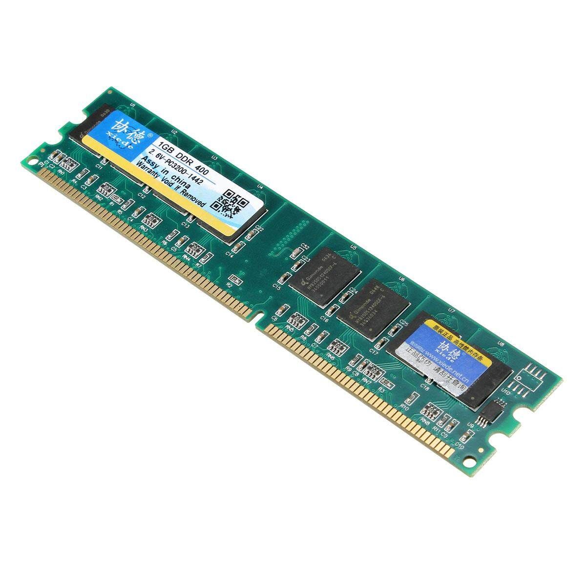 1GB DDR 400 333 266 MHz PC3200 Non-ECC Desktop PC DIMM Memory RAM 184 Pins