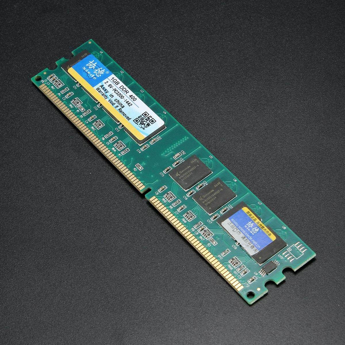 1GB DDR 400 333 266 MHz PC3200 Non-ECC Desktop PC DIMM Memory RAM 184 Pins