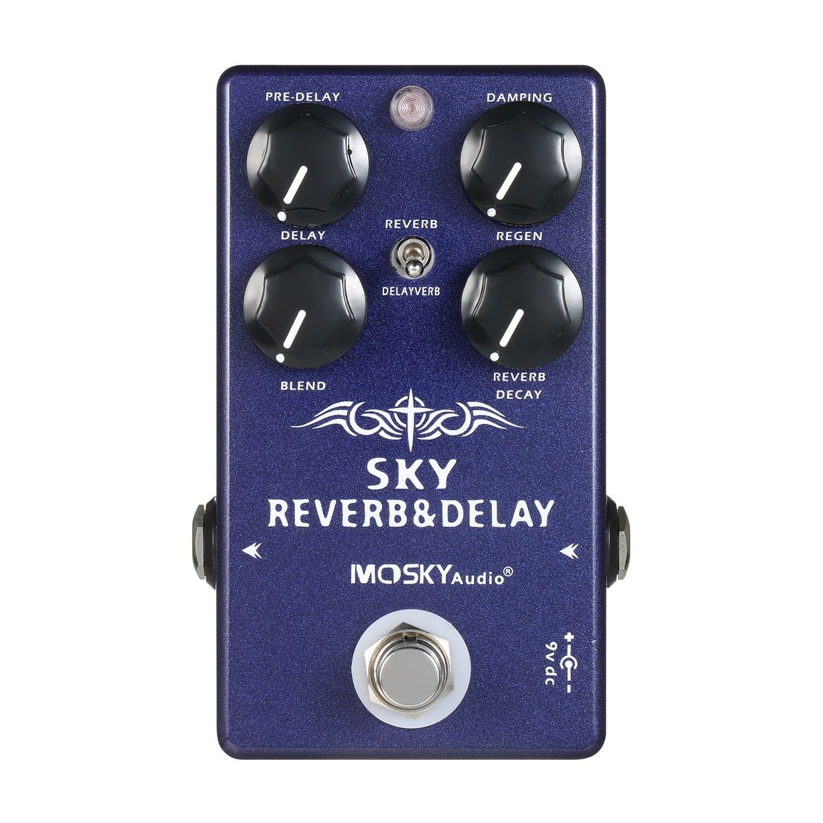 MOSKYaudio 2-in-1 Digital Reverb   Delay Effects Pedal