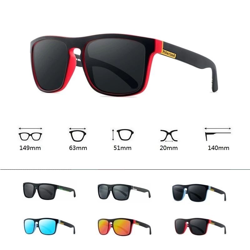 Oversized Polarized Sunglasses Men Driver's Sunglasses
