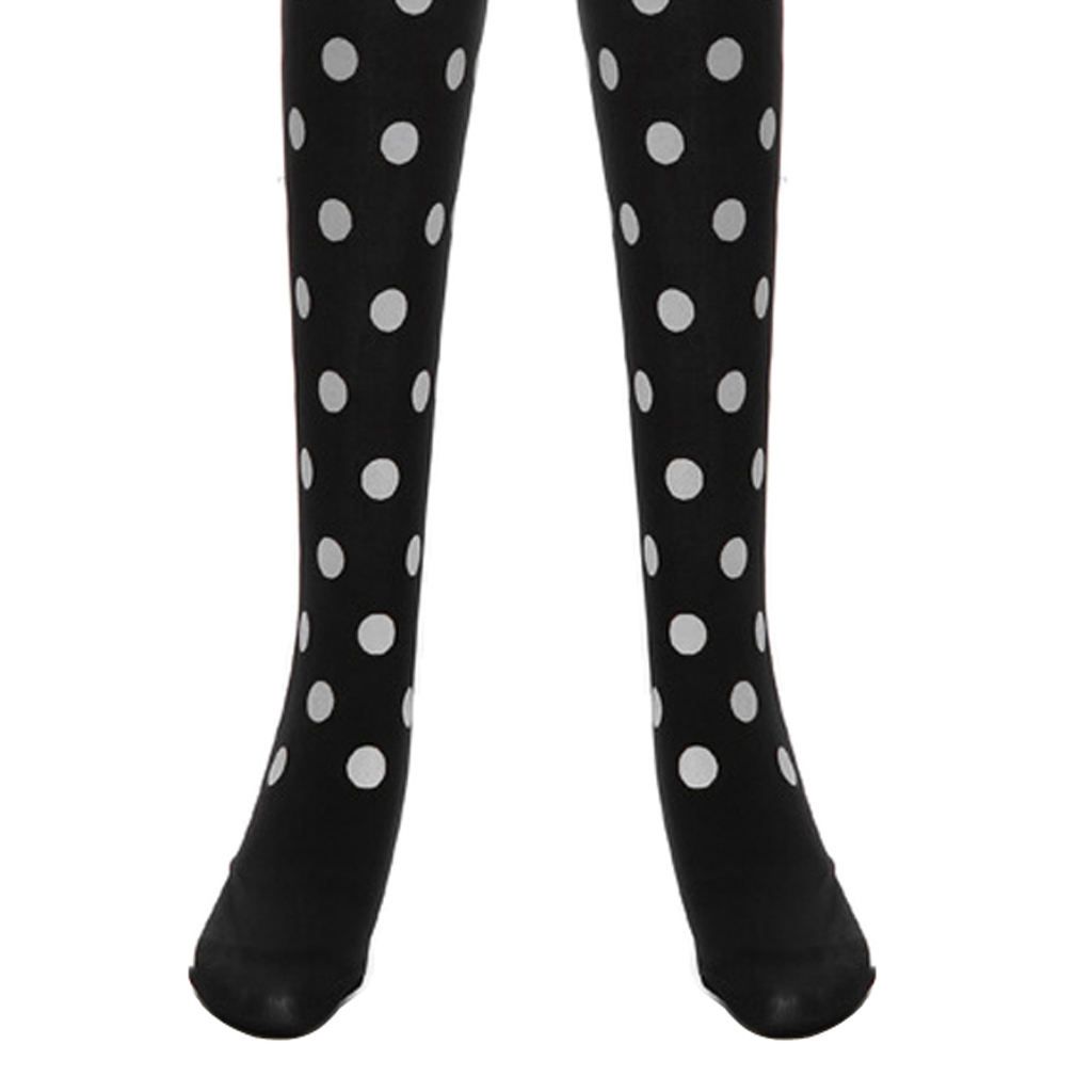 Womens Girls Extra Long Halloween Socks Over Knee White