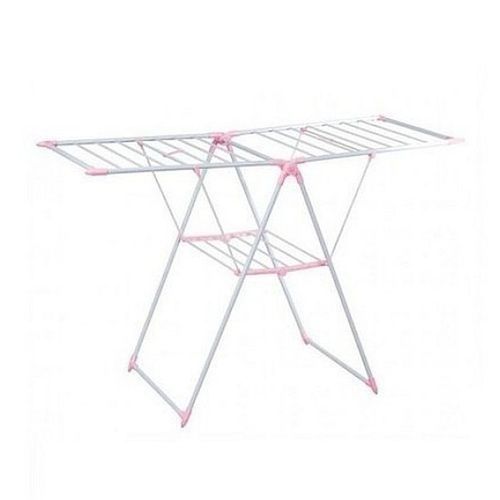 Cloth Drying Rack - Pink & White