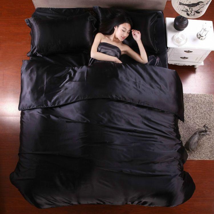 Pure Satin Silk Bedding Set