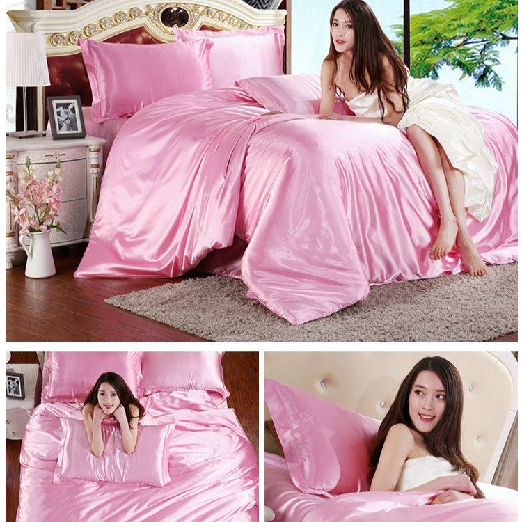 Pure Satin Silk Bedding Set