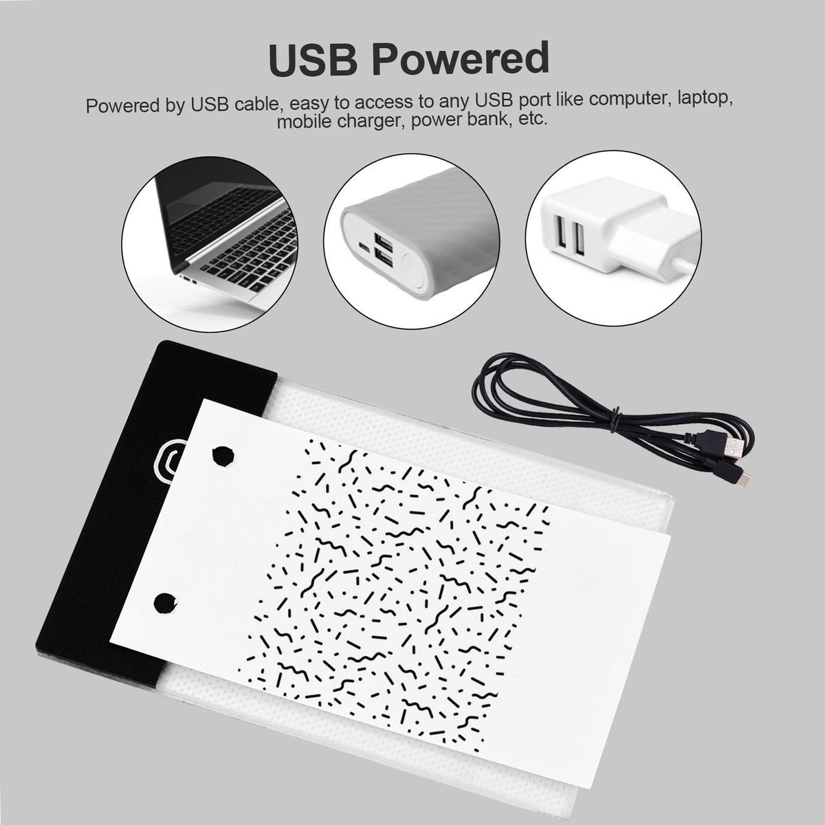 Flip Book Kit With Light Pad LED Light Box Tablet 300