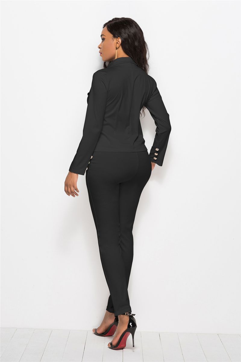 Women's 2 Piece Office Blazer Pant Suits