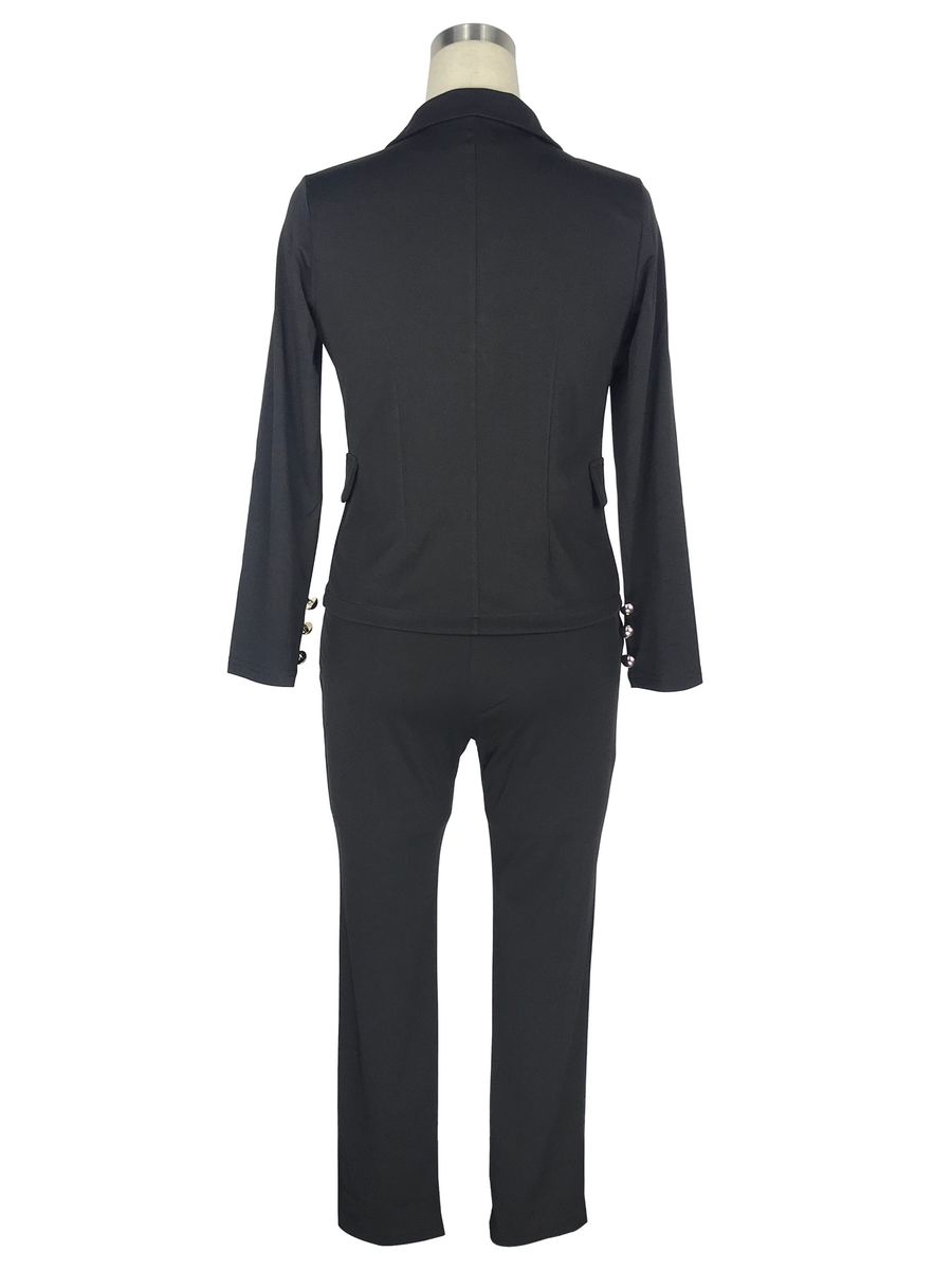 Women's 2 Piece Office Blazer Pant Suits