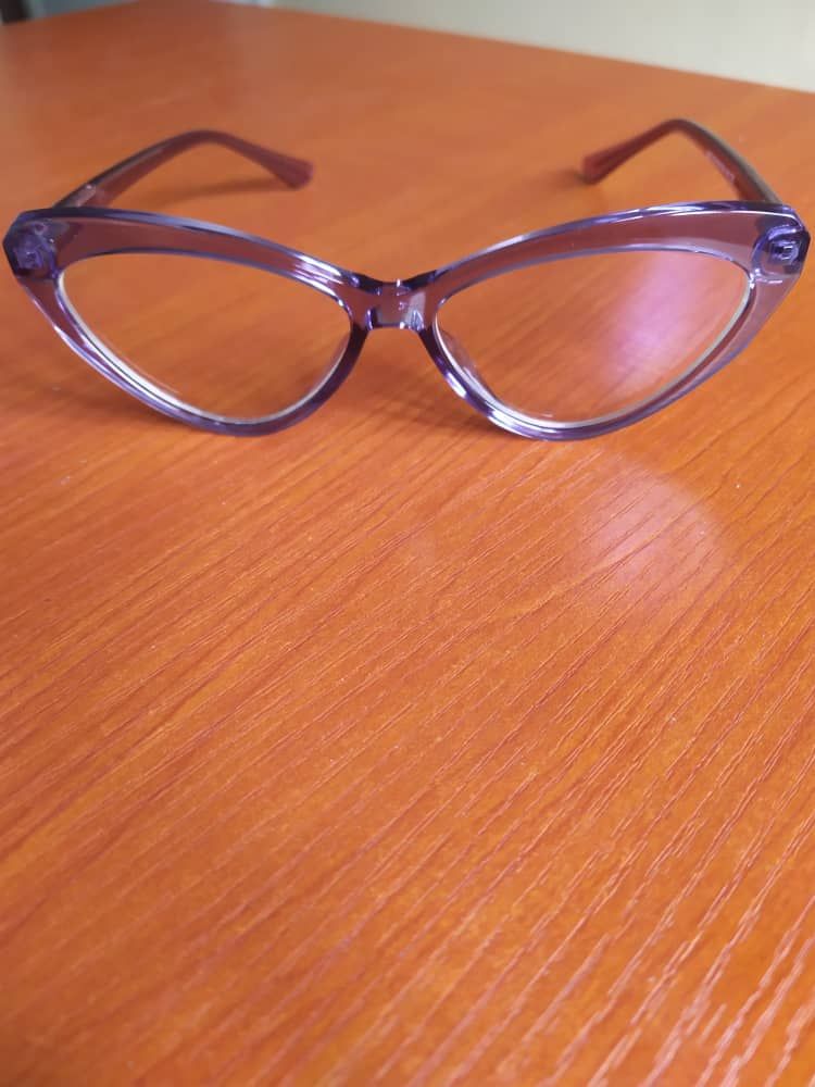 Computer & TV Anti Glare Eye Glasses - Lilac Cat Eye Frame