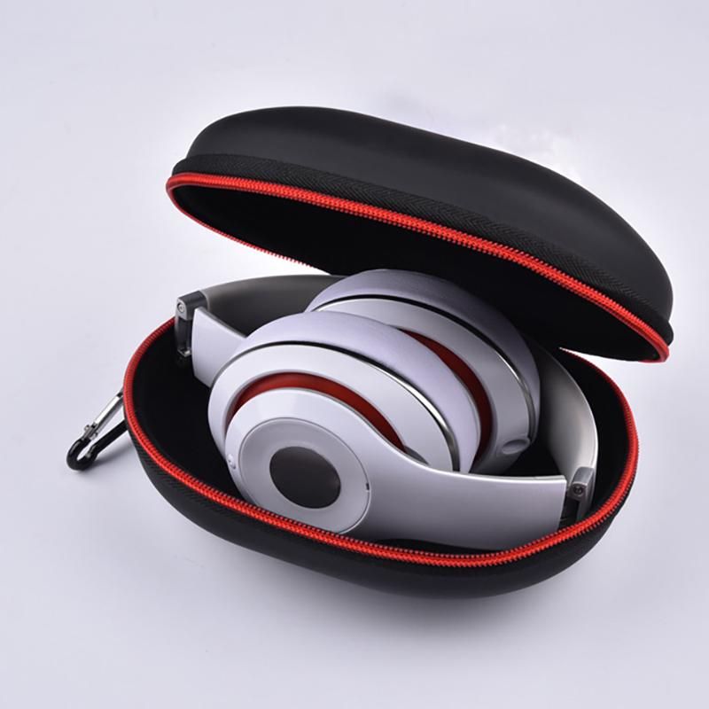 Carrying Case Travel Storage Bag Protector Headphones Cover Earphone Hard Case for Beats Solo 2 3 Studio 2.0 3.0 Red