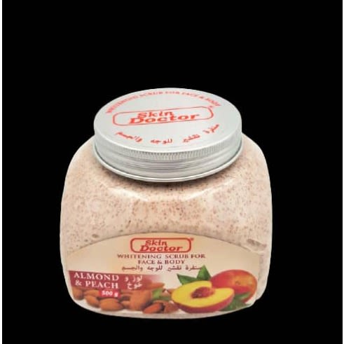 Whitening Scrub For Face And Body Almond And Peach 500g