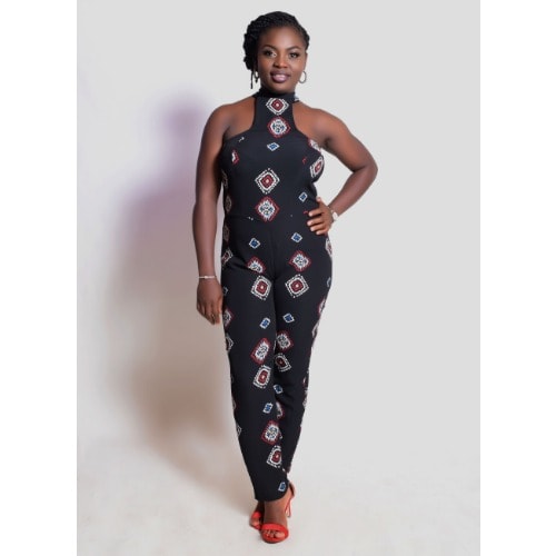 Open Shoulder Jumpsuit