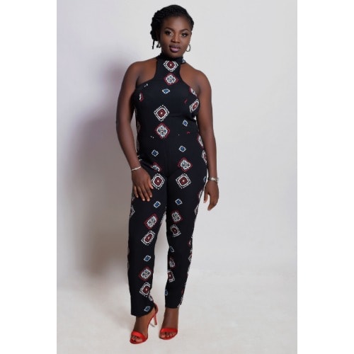 Open Shoulder Jumpsuit