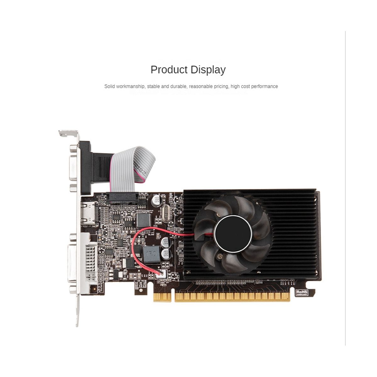 GT610 1GB Graphics Computer Desktop Gaming Small Case DDR3