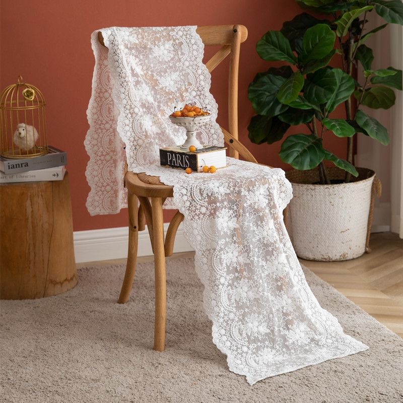Lace Table Runner Wedding Decoration, Size: 40x200cm