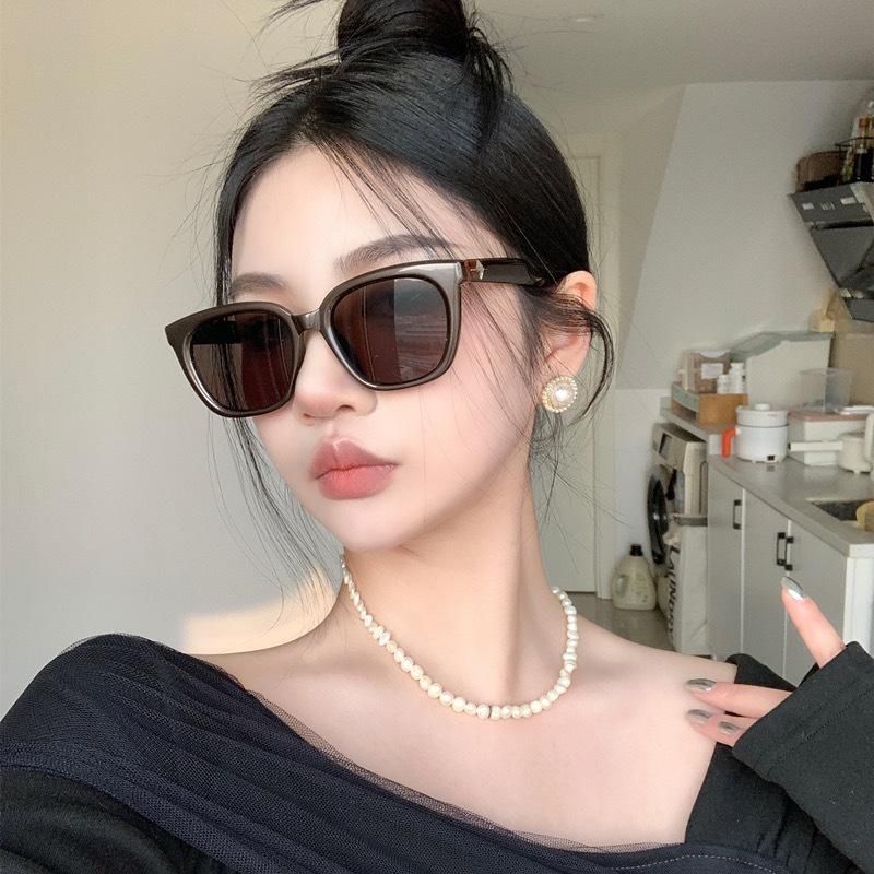 Women's Sunglasses Large Frame UV Sunshade Sunglasses Color