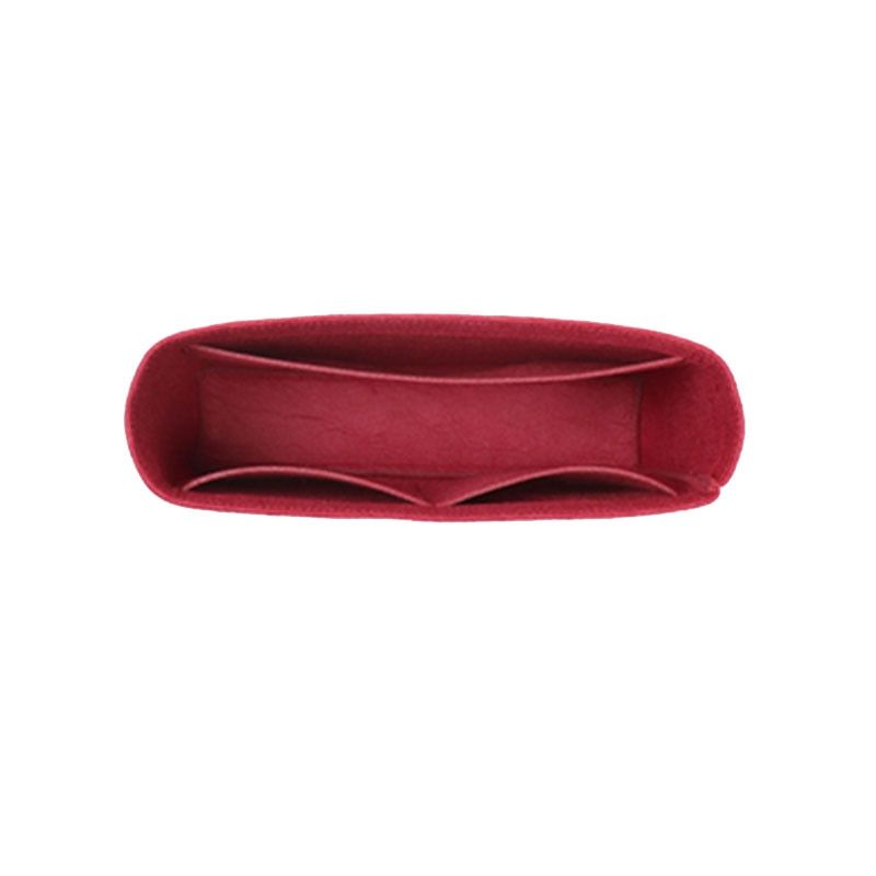 Classic Flap Insert  Bag Organizer Felt Material Insert Women Makeup Bag Liner Travel