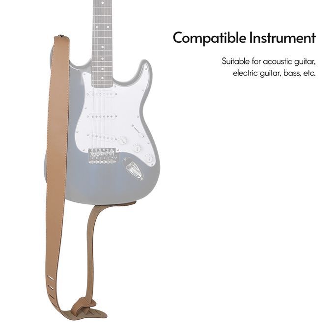 Adjustable Guitar Strap Leather Shoudler Strap With